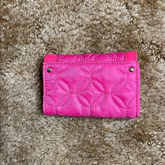 Vera Bradley Plaza And Key Wallet Pink - Picture 2 of 4